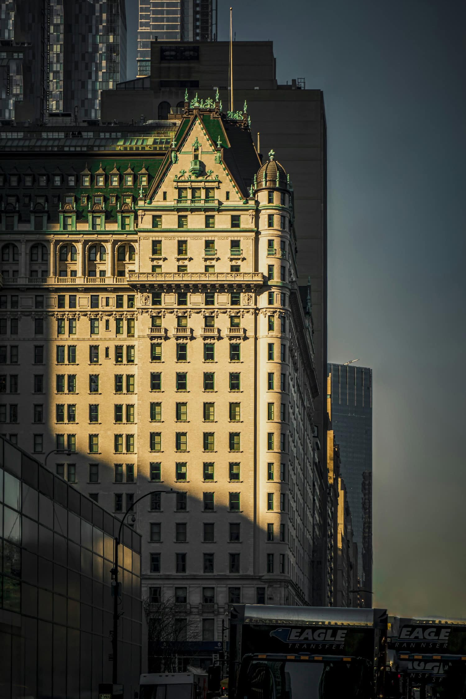 Hochhaus des New York Plaza Hotel