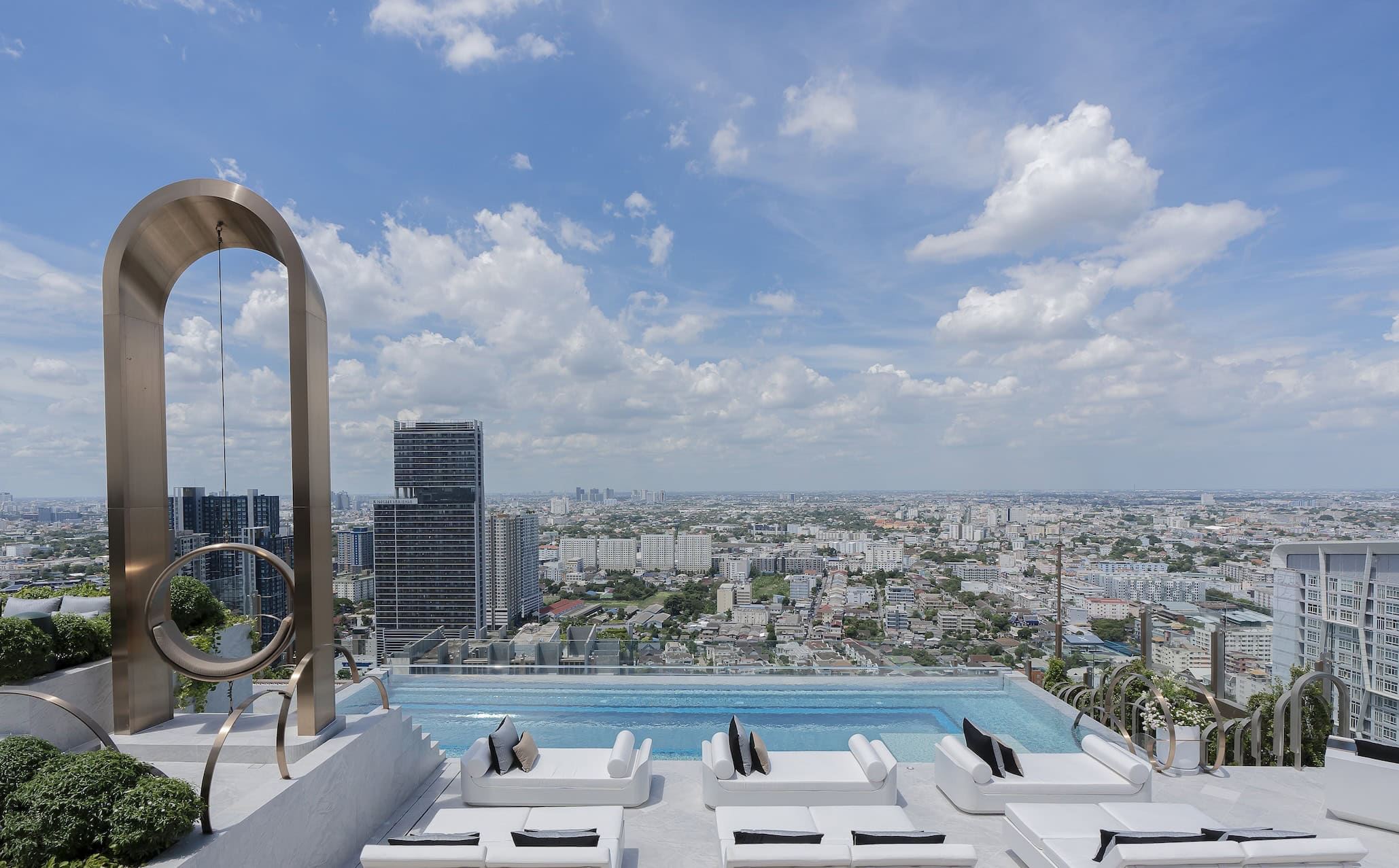 The Giant Swing Pool Bar in Bangkok.
