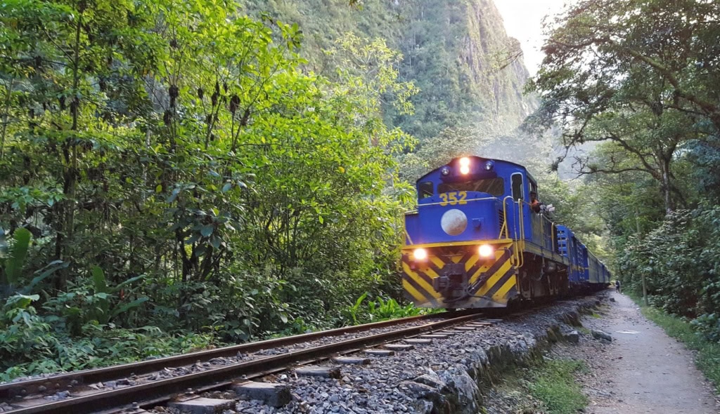 Zug nach Machu Picchu