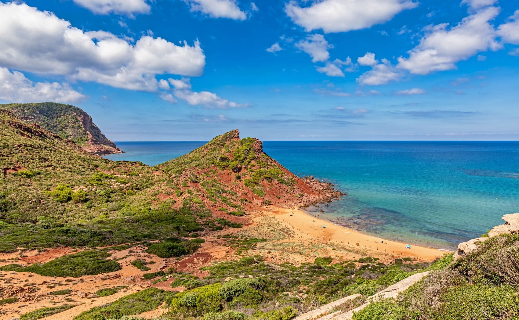 Bucht Cala del Pilar auf Menorca 