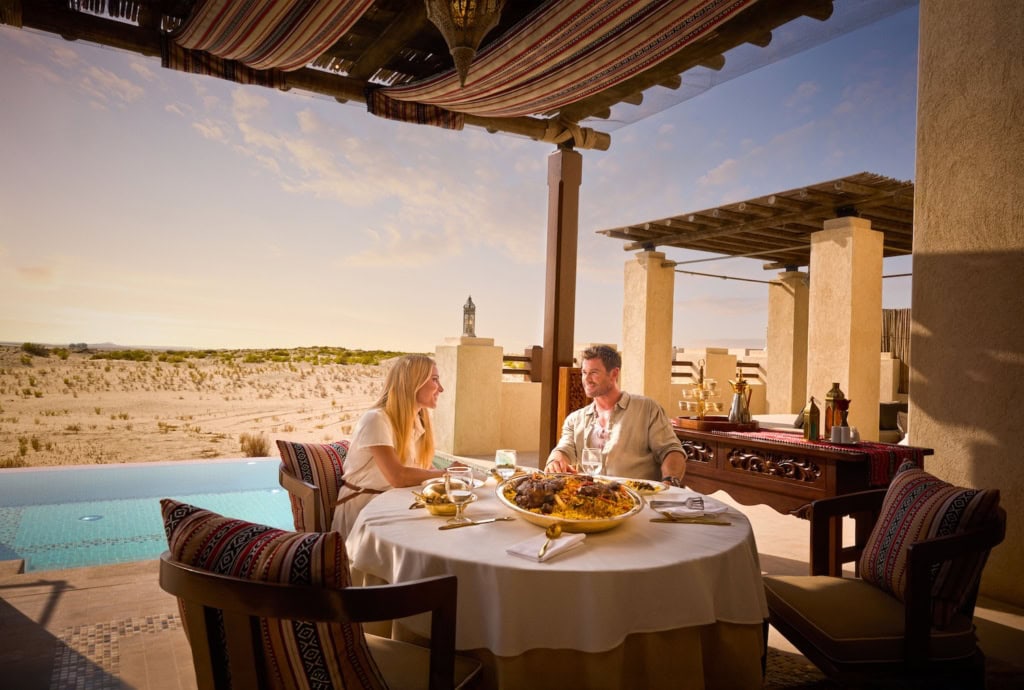 Chris Hemsworth mit seiner Frau Elsa Pataky in Abu Dhabi.