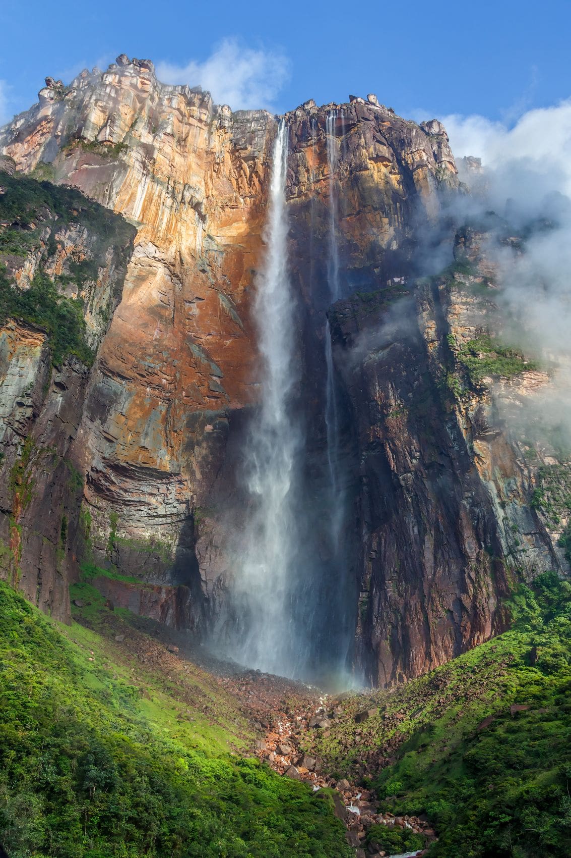 Wasserfall Salto Ángel in Venezuela 