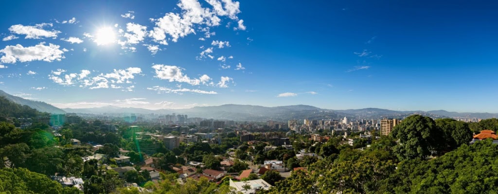 Panoramablick über Caracas, Venezuela
