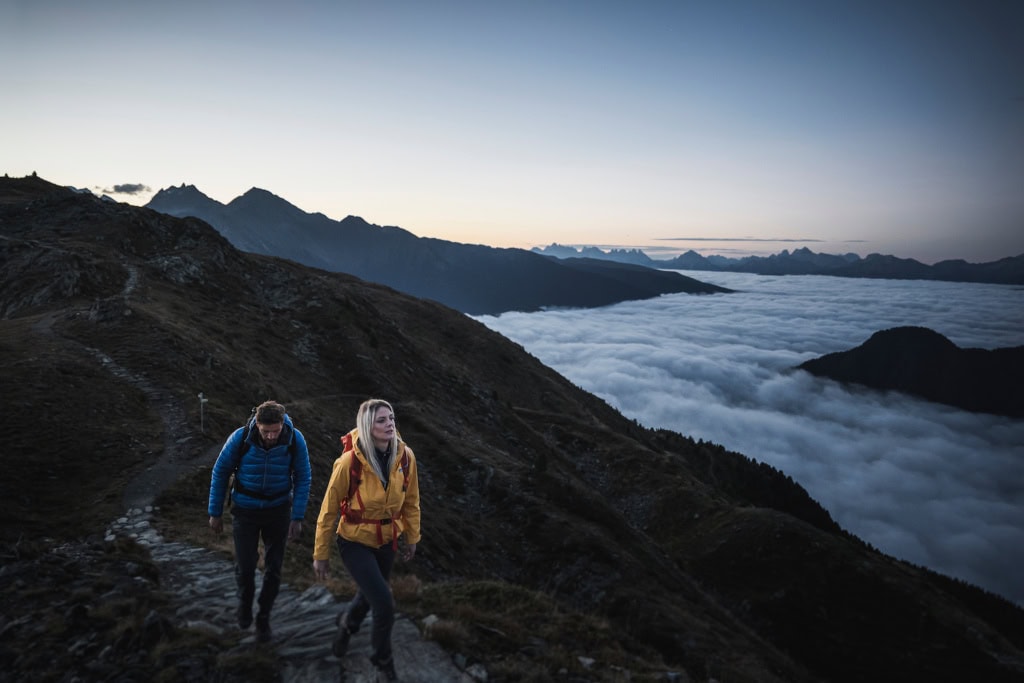Atemberaubende Aussichten beim Wandern im Ahrntal in Südtirol.
