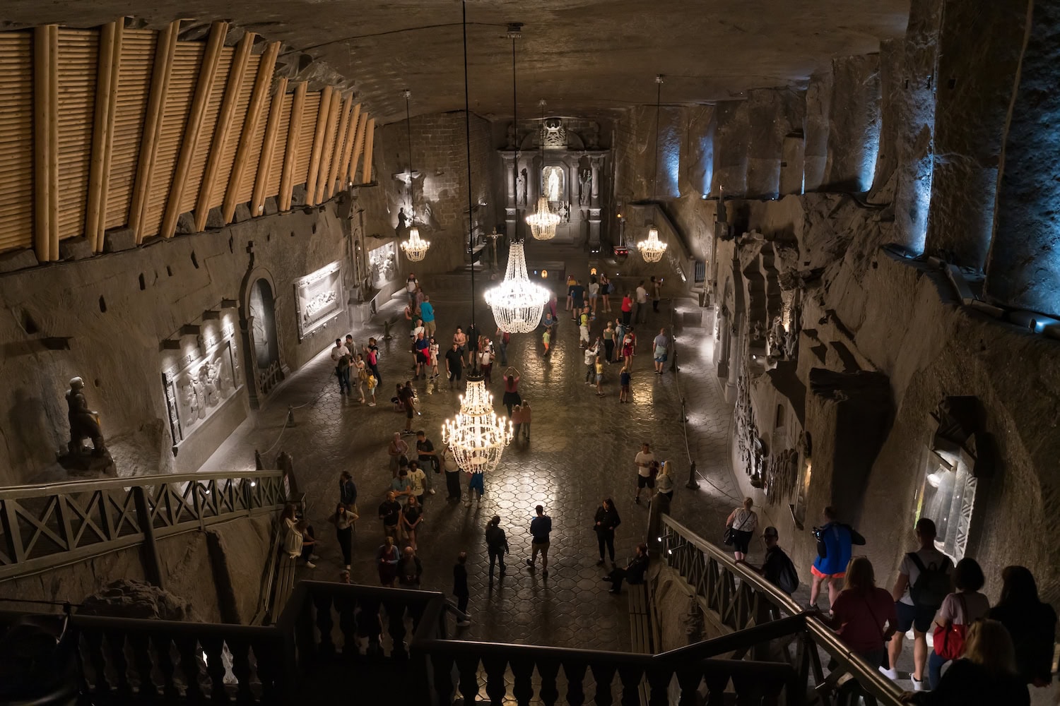Salzbergwerk bei Krakau