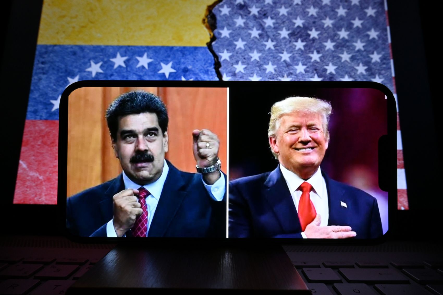 Nicolás Maduro und Donald Trump
