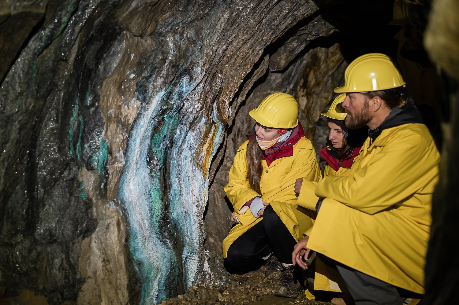Reinluftgebiet Ahrntal in Südtirol: Durchatmen im Stollen in Prettau.