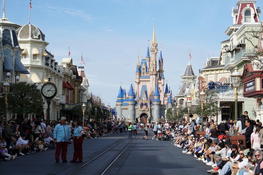 Cinderella Castle in Walt Disney World Resort in Florida