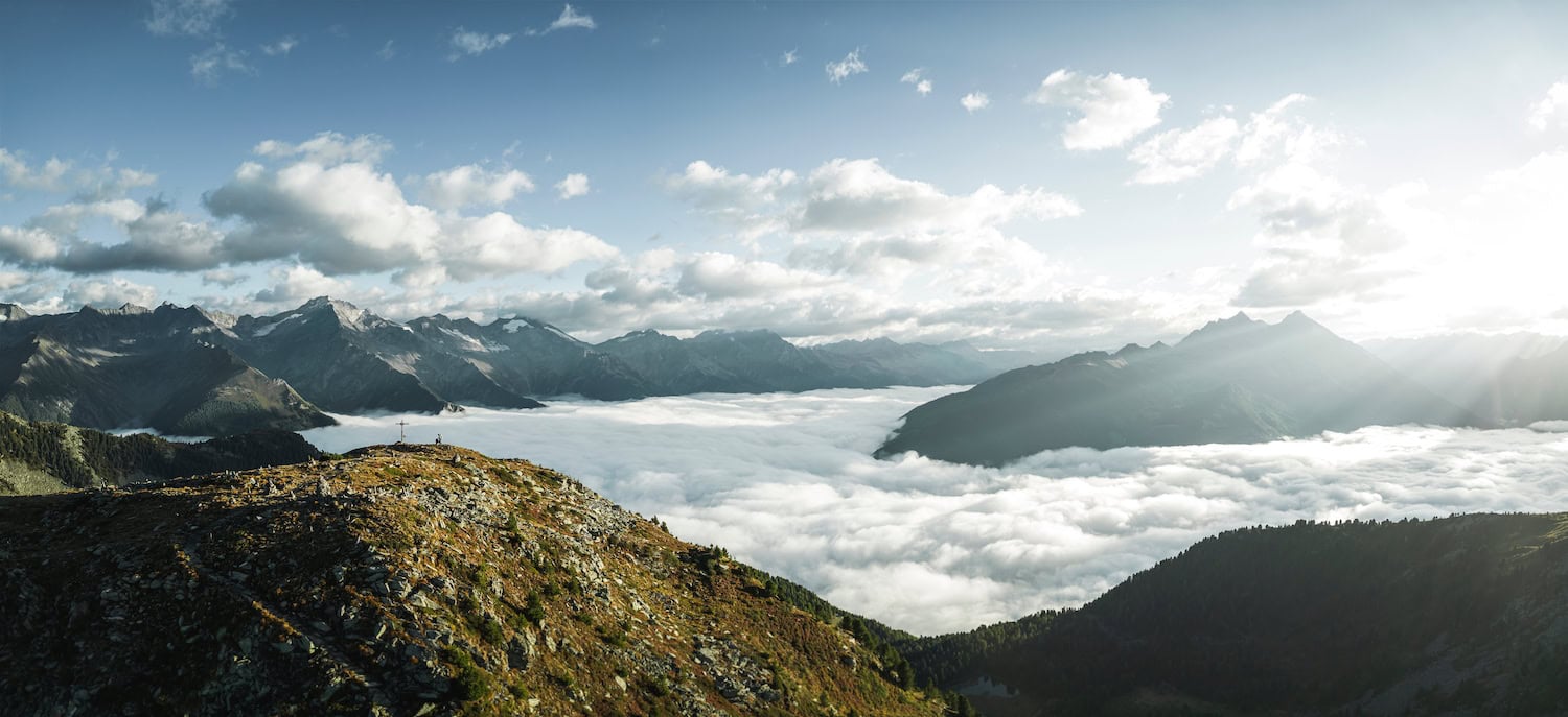 Gipfelglück auf 92 Bergen: Das Ahrntal in Südtirol fasziniert mit stiller Weite.
