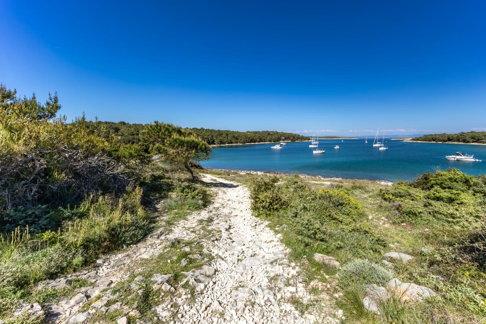 Blick vom Kap Kamenjak auf das Meer