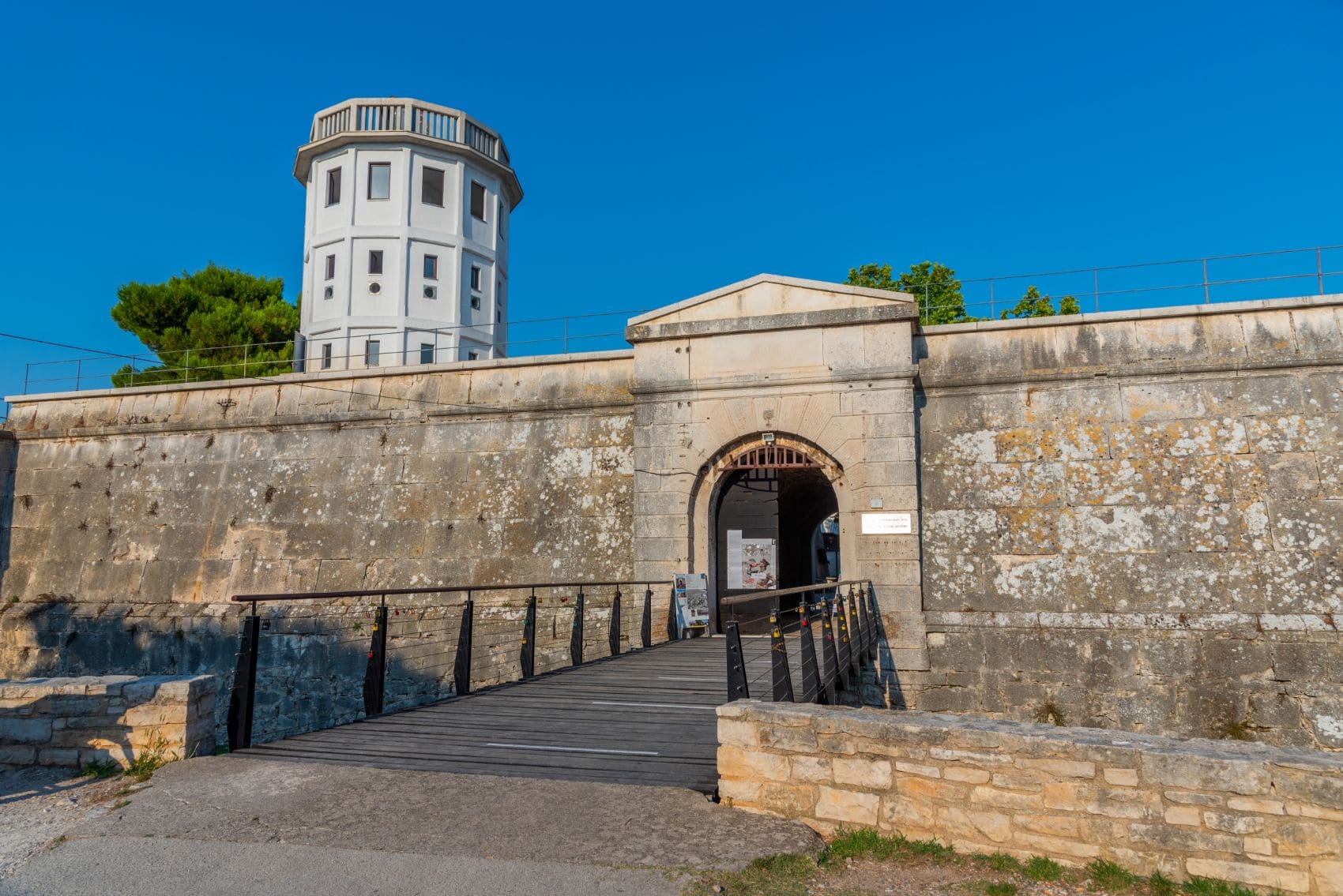 Kastell in Pula, Kroatien 