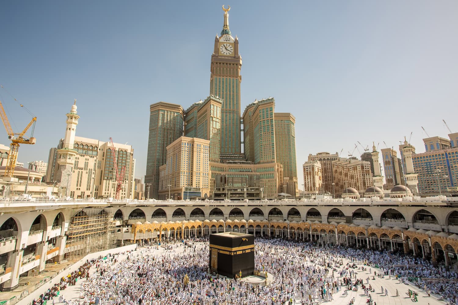 Makkah Royal Clock Tower in Mekka in Saudi-Arabien