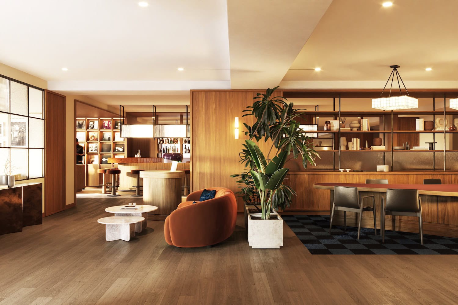 Lobby im Miiro Spittelberg in Wien