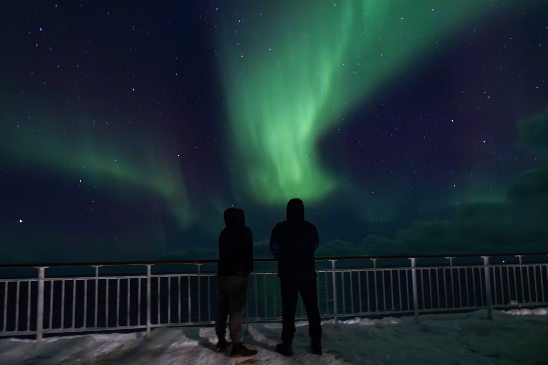 Nordlichter in Norwegen.
