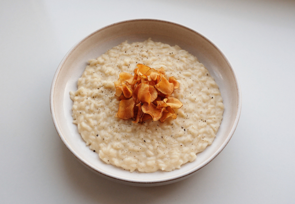 Risotto mit Topinambur.