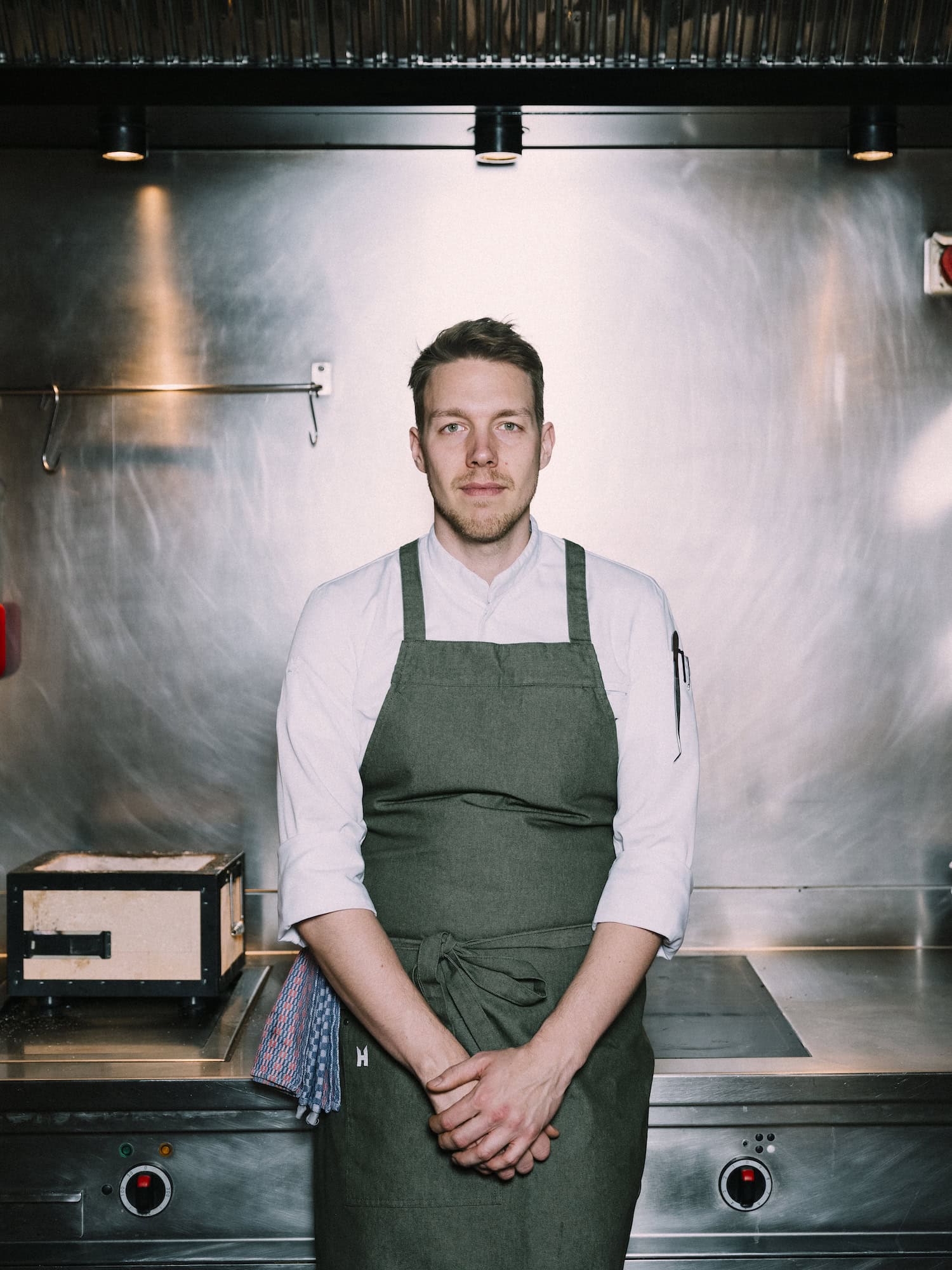 Julian Stieger in seinem Restaurant Rote Wand