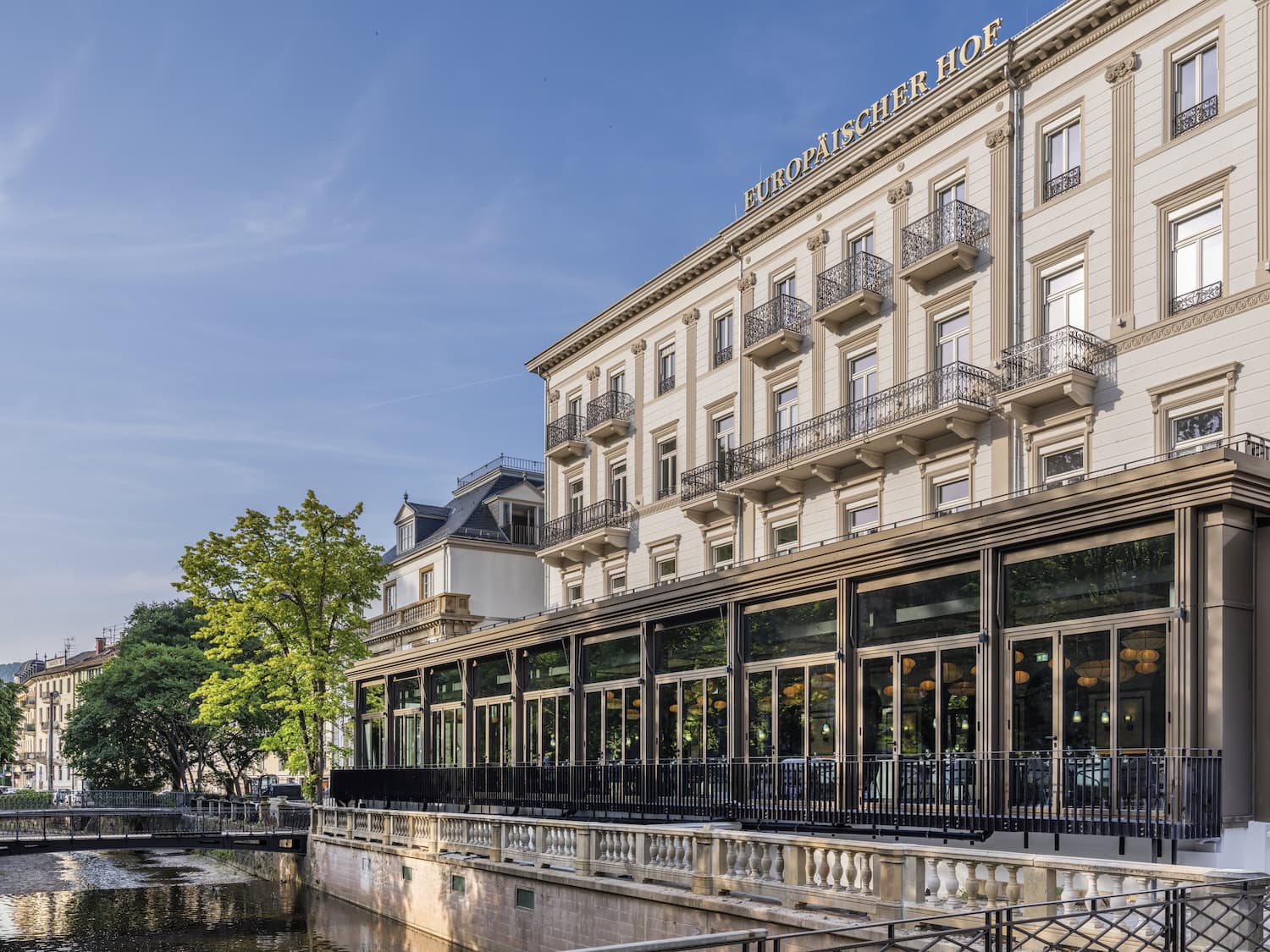 Außenansicht des Europäischen Hof in Baden-Baden