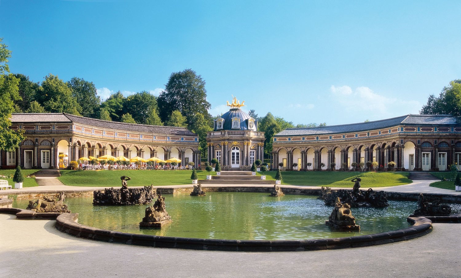 die Bayreuther Ermitage mit Orangerie und Sonnentempel