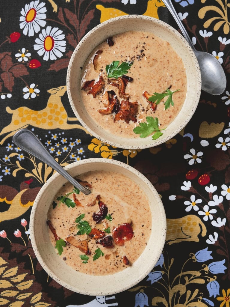 Pilzsuppe aus dem Kochbuch Die besten Rezepte Schwedens