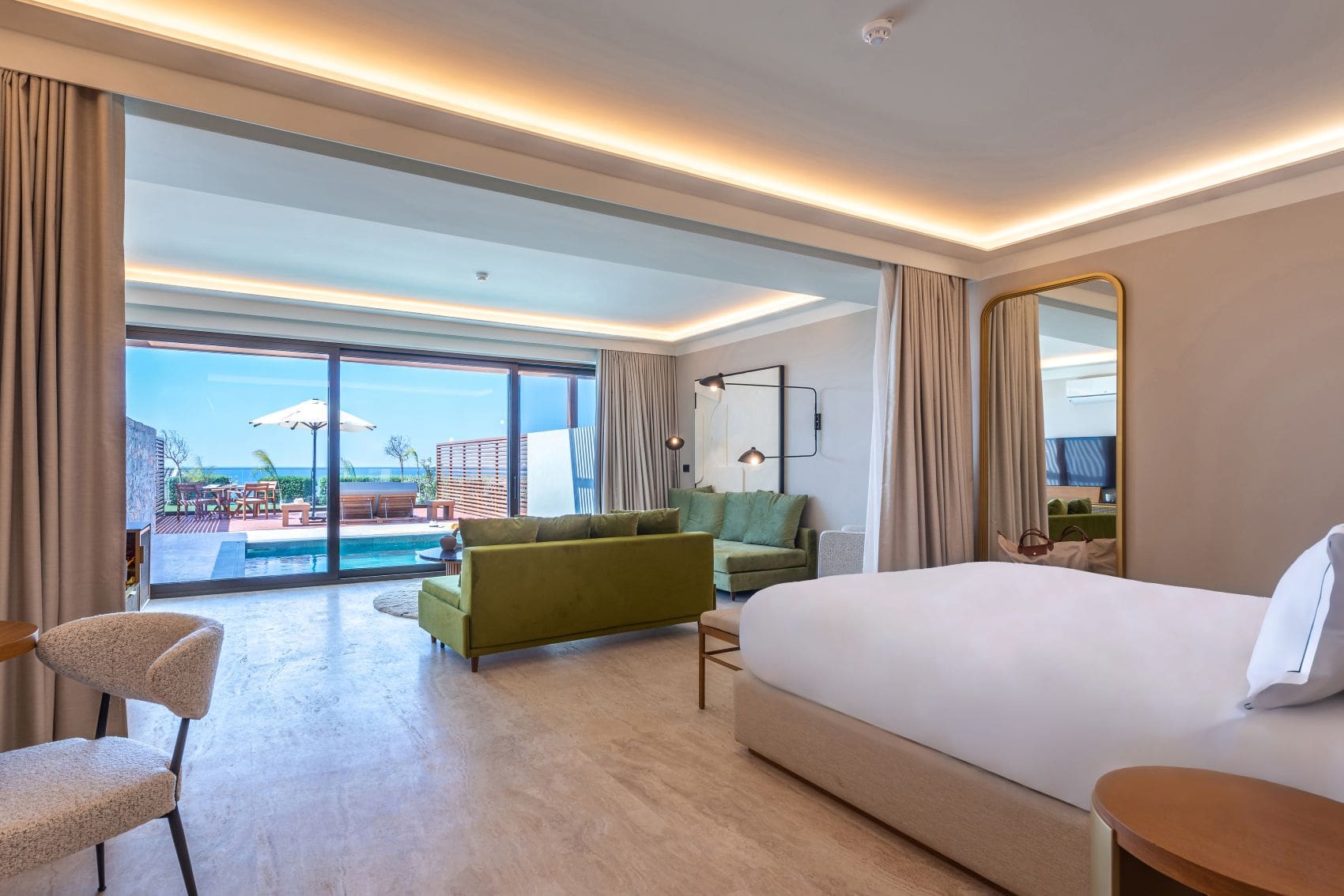 Sea View Grande Suite im Aulus Chania auf Kreta