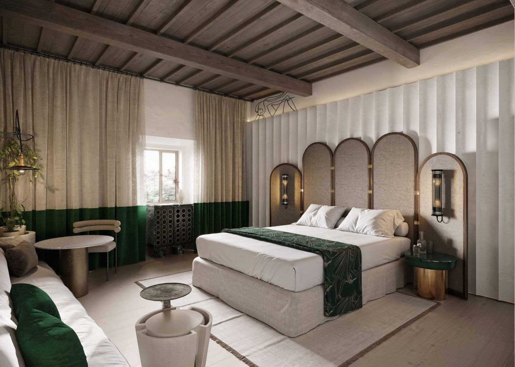 Doppelzimmer im Chapter Chianti Hotel
