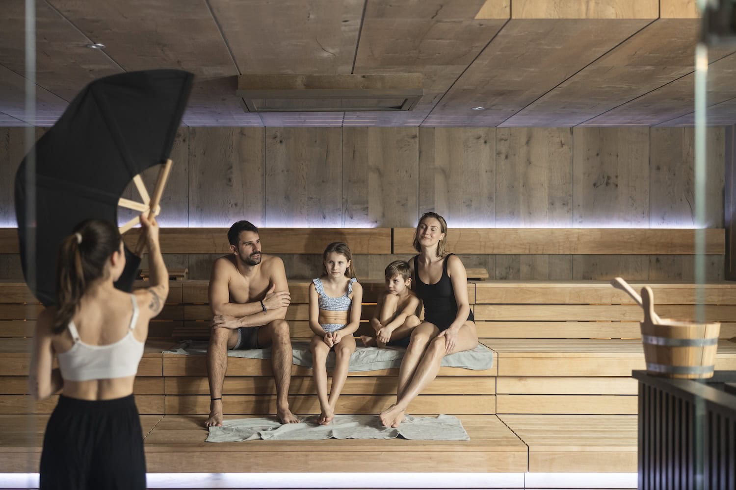 Familiensauna im Hotel Das Gerstl.