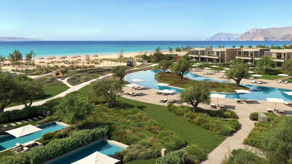 Poollandschaft im Ikos Kissamos auf Kreta