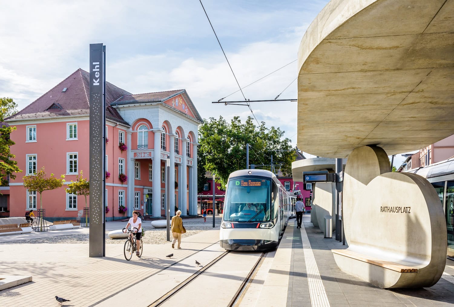 Grenzerlebnisse weltweit: Die Linie D verbindet Straßburg mit Kehl. Zwei Länder, nur ein Tram-Ticket