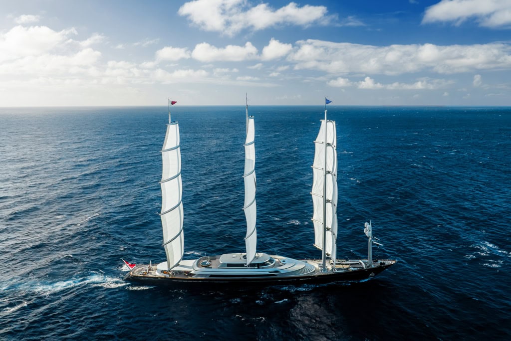 Blick auf die Maltese Falcon.
