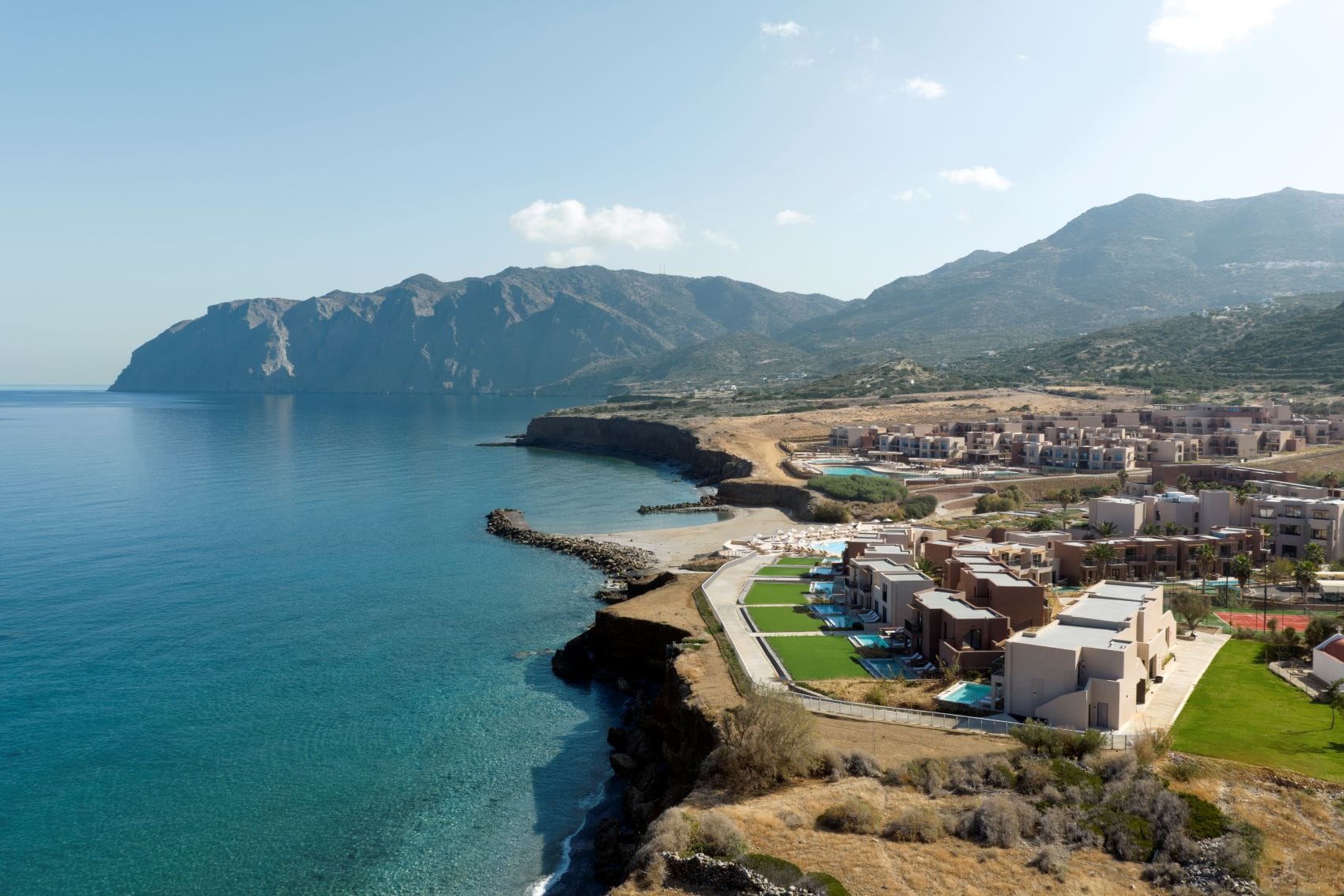 Resort Ella Rocrita aus der Vogelperspektive