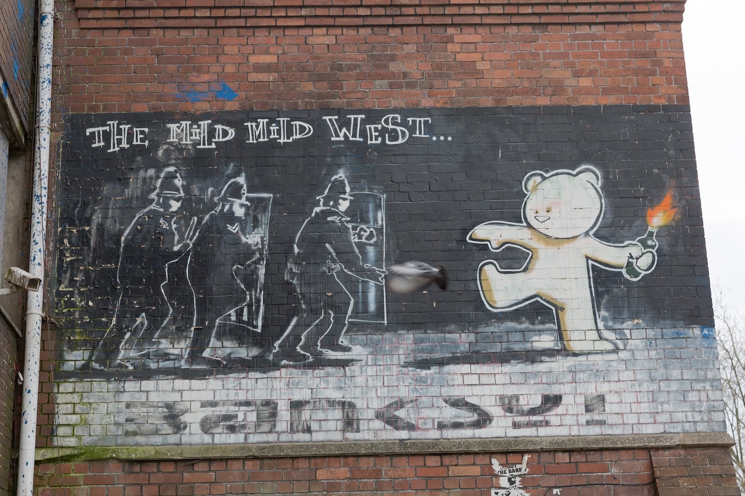 The Mild Mild West: Werk von Banksy in Bristol