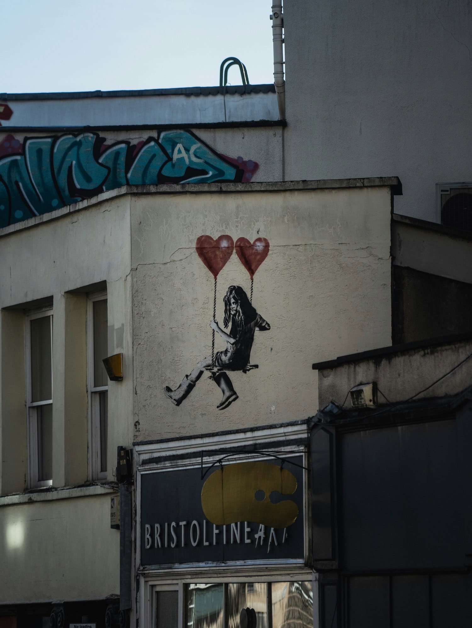 Streetart von Banksy in Bristol