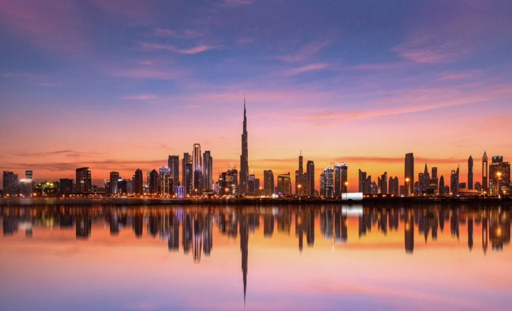 Panorama-Skyline von Dubai