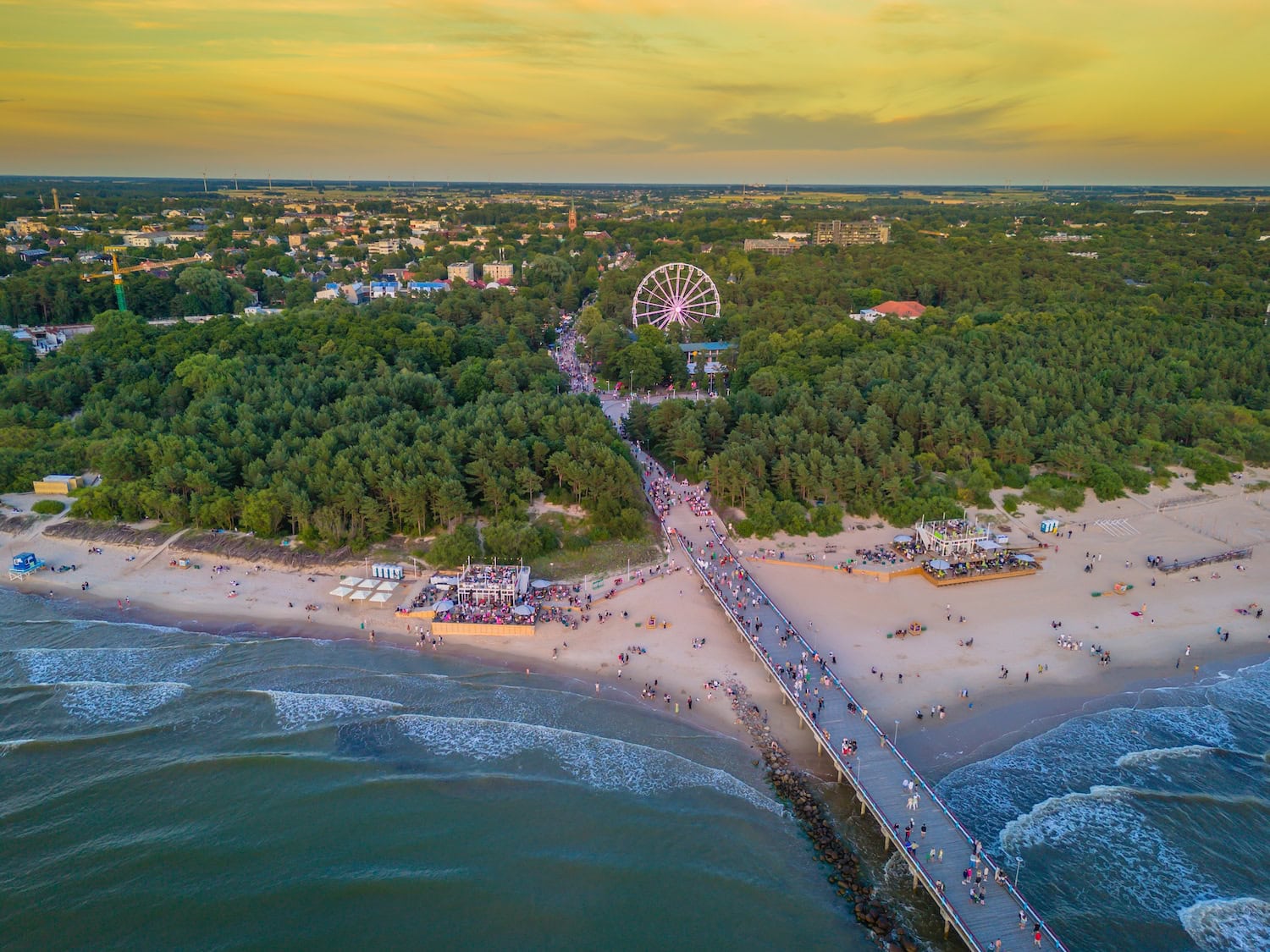 Ostsee-Badeurlaub in Palanga in Litauen