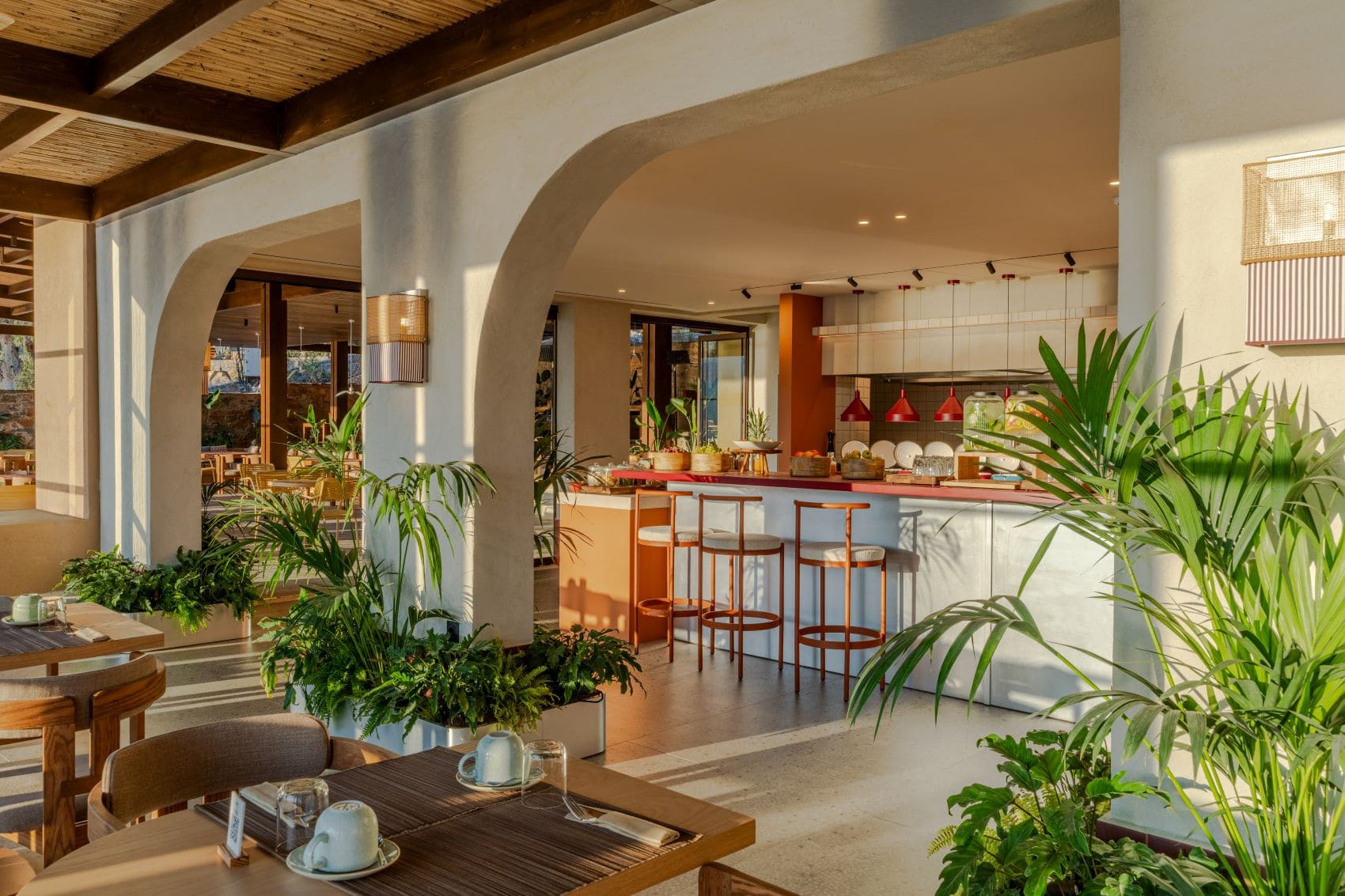 Restaurant im INNSiDE by Meliá Elounda auf Kreta