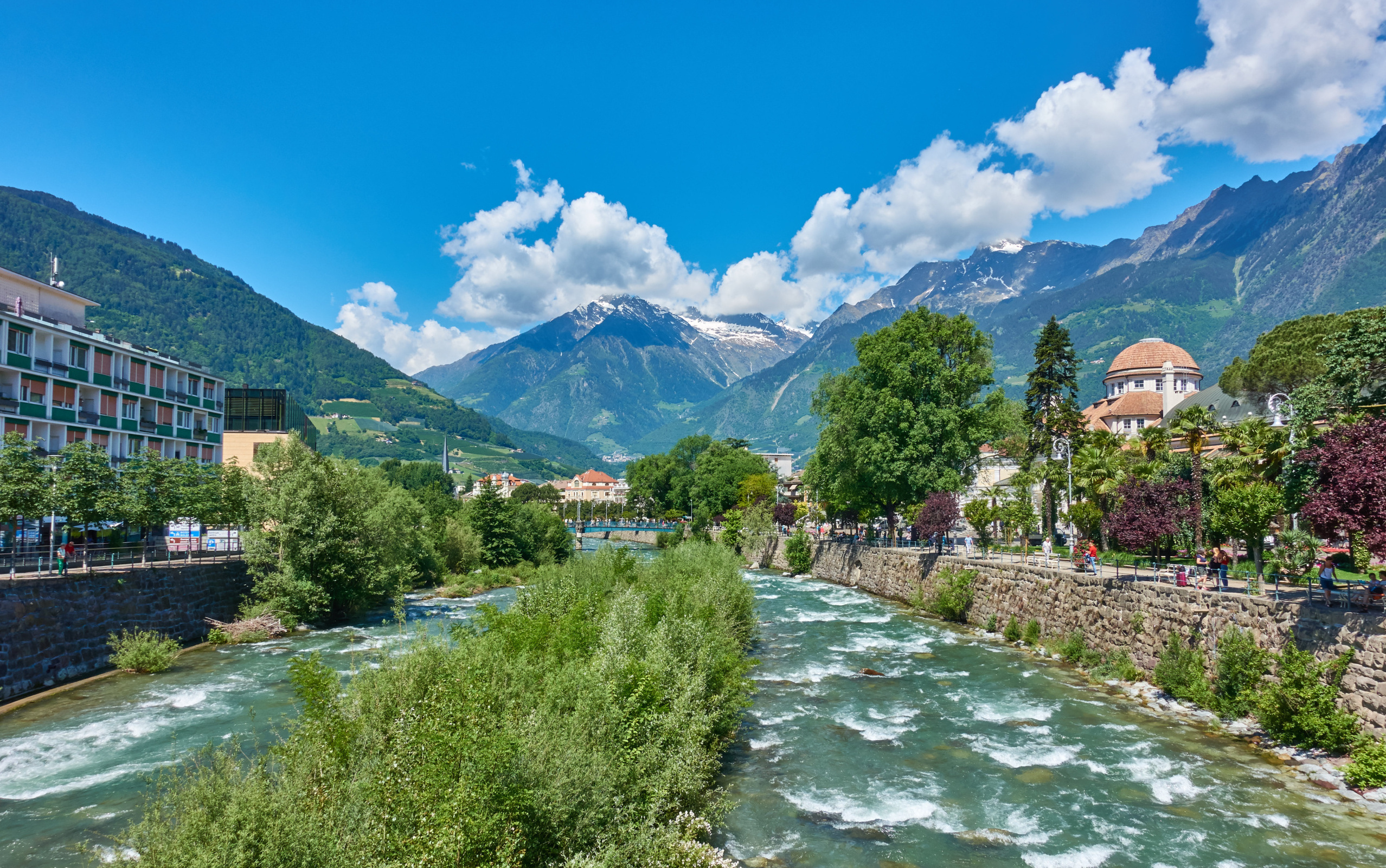 Die Passer in Meran.