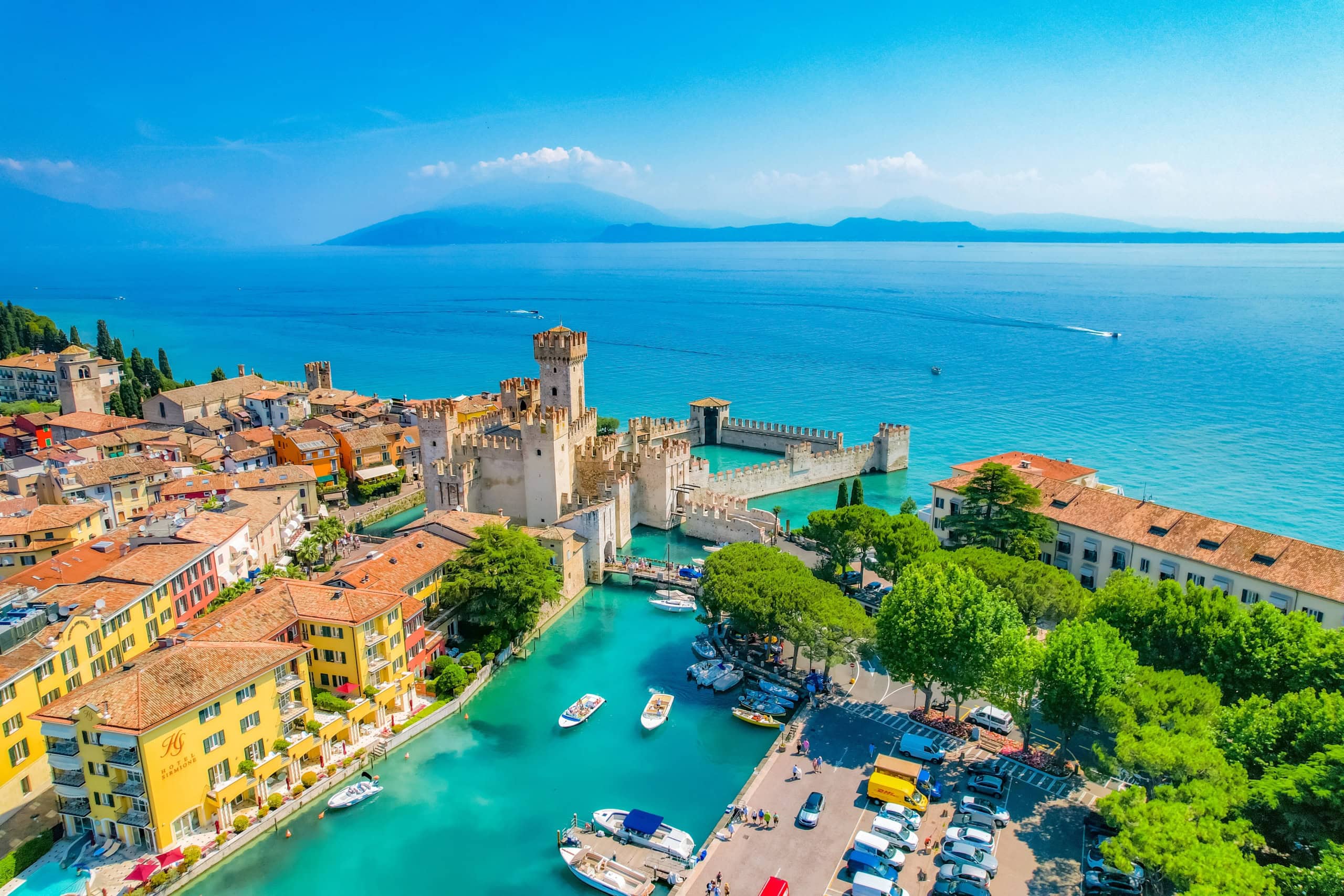 Blick auf Sirmione.