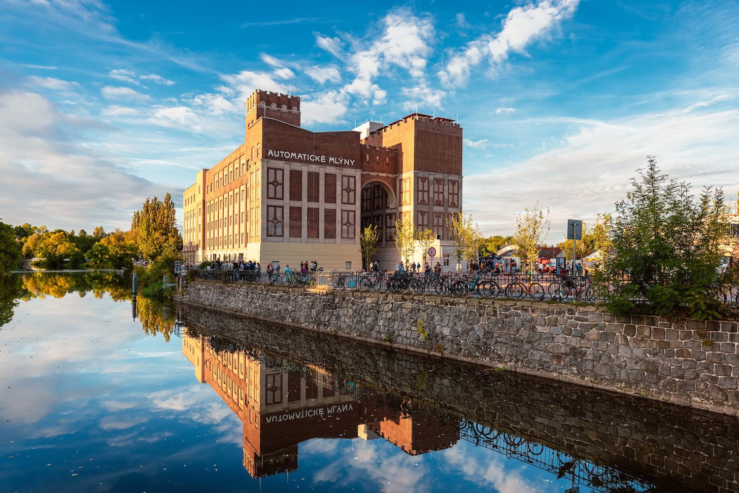 historische Industriemühlen in Pardubice, jetzt Kulturzentrum