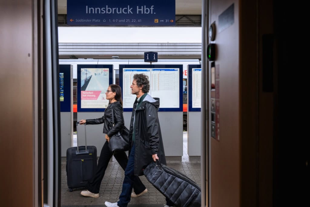 Anreise nach Tirol? Am besten mit dem Zug.