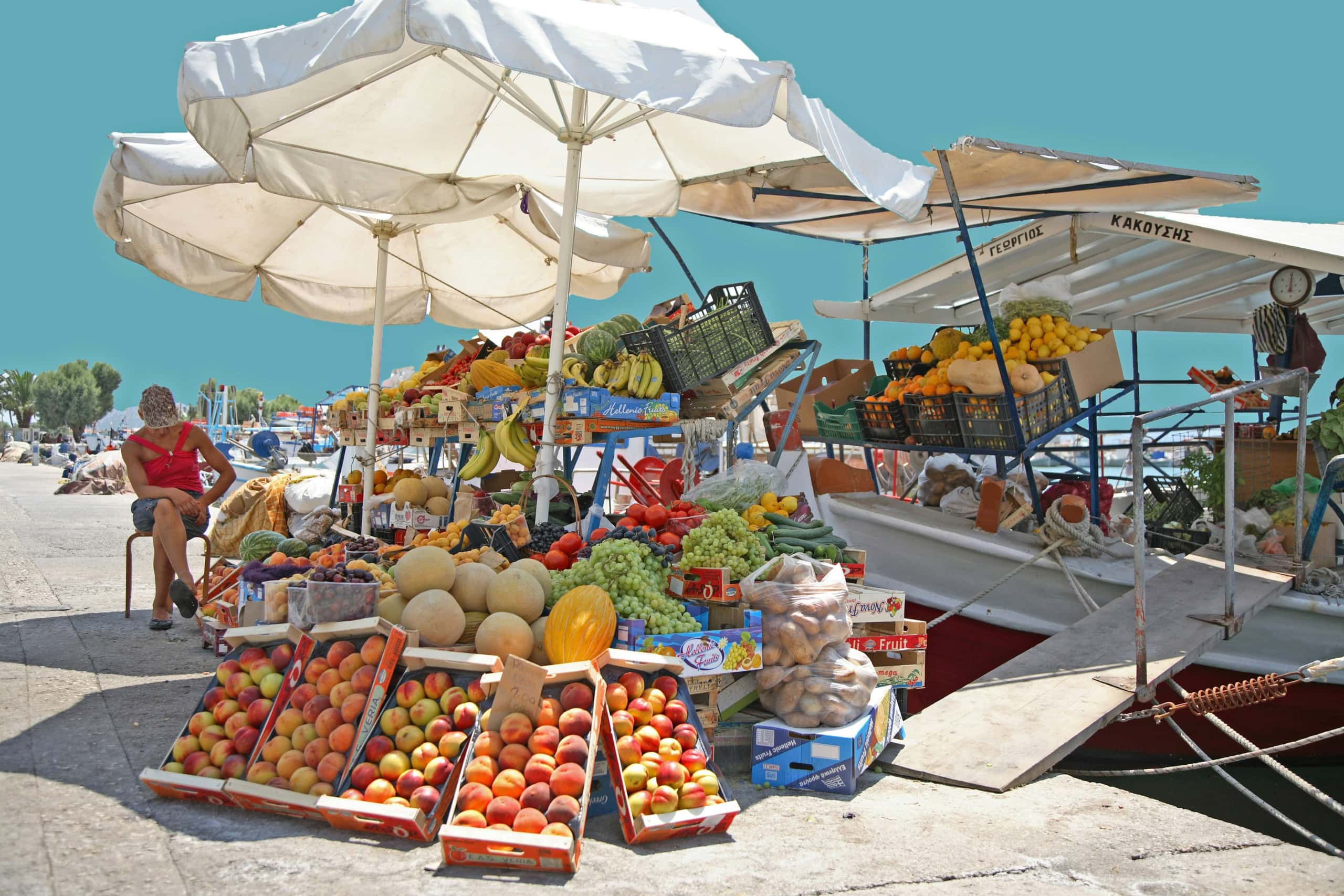 Marktstand Ägina
