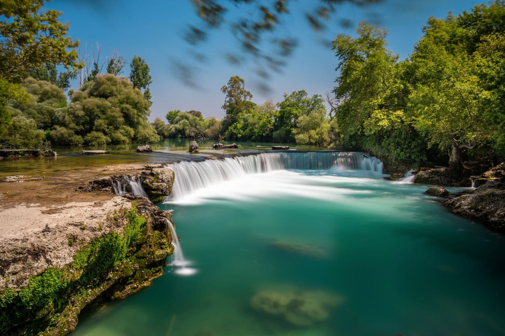 Blick auf den Manavgat-Wasserfall, Türkei 