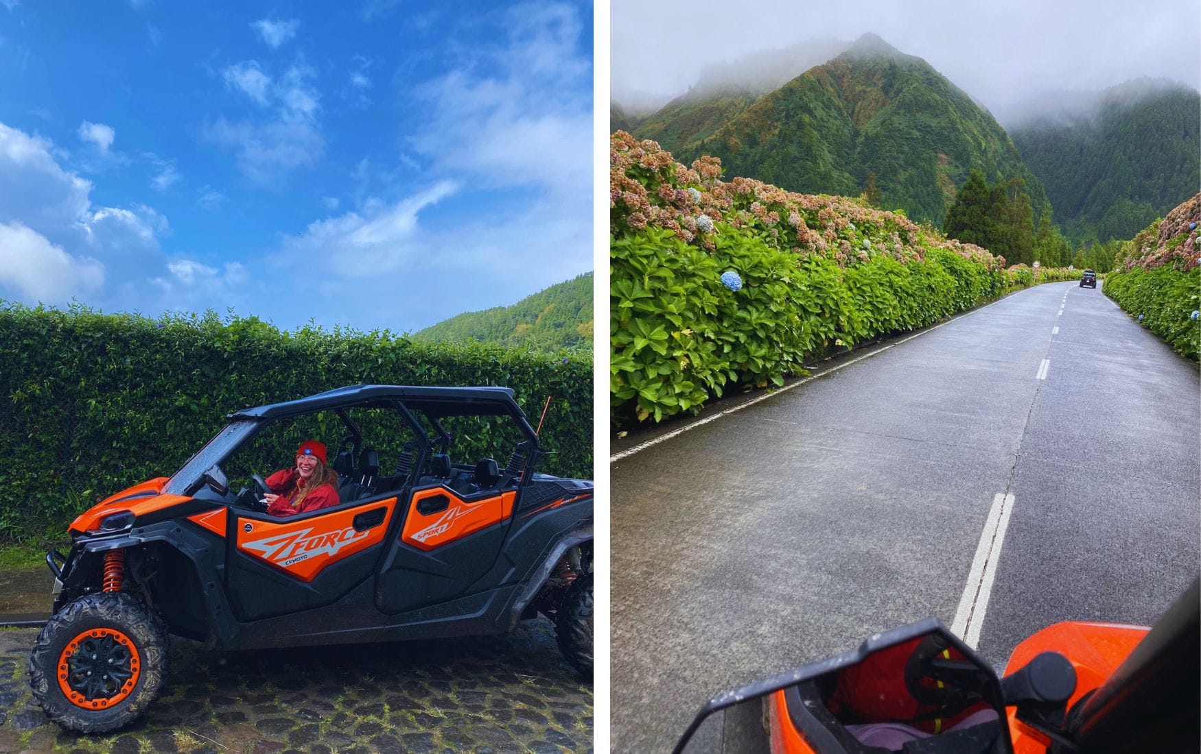 Redakteurin Marie auf Buggy-Tour auf der Azoreninsel São Miguel