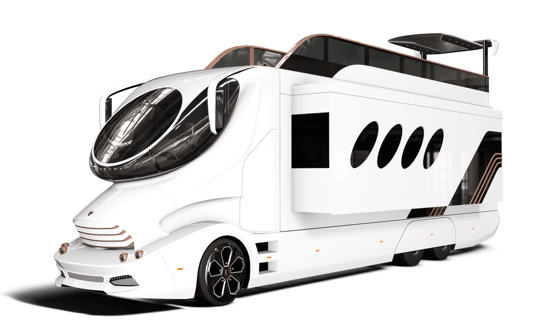 eleMMent Palazzo Luxus Wohnmobil mit Dachterrasse