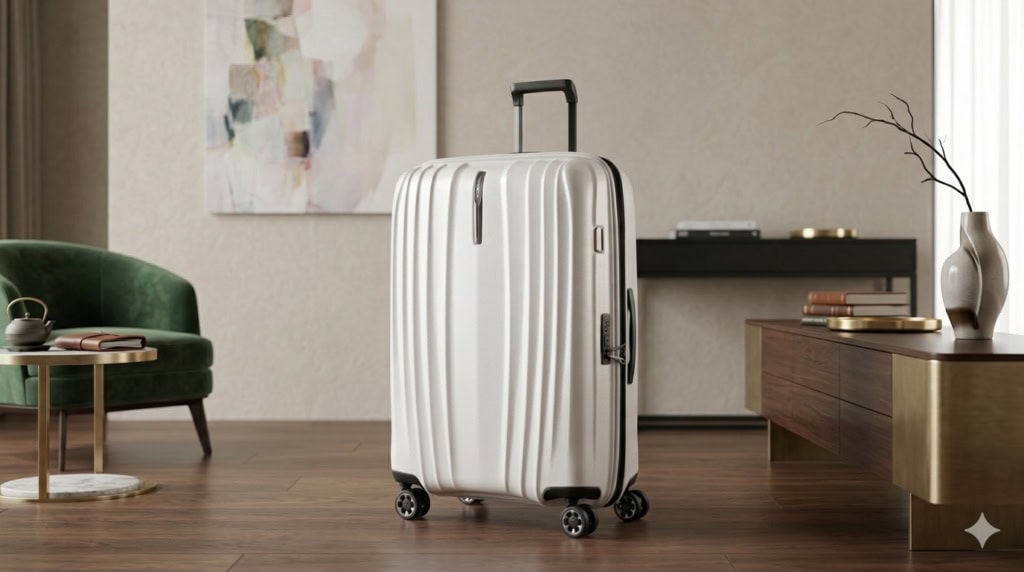 Samsonite Nexus Trolley in einem Zimmer