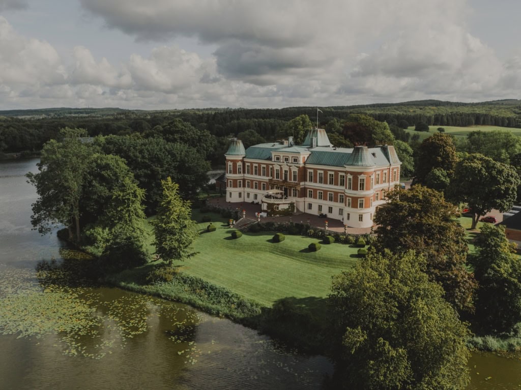 das Schloss Häckeberga in Schweden