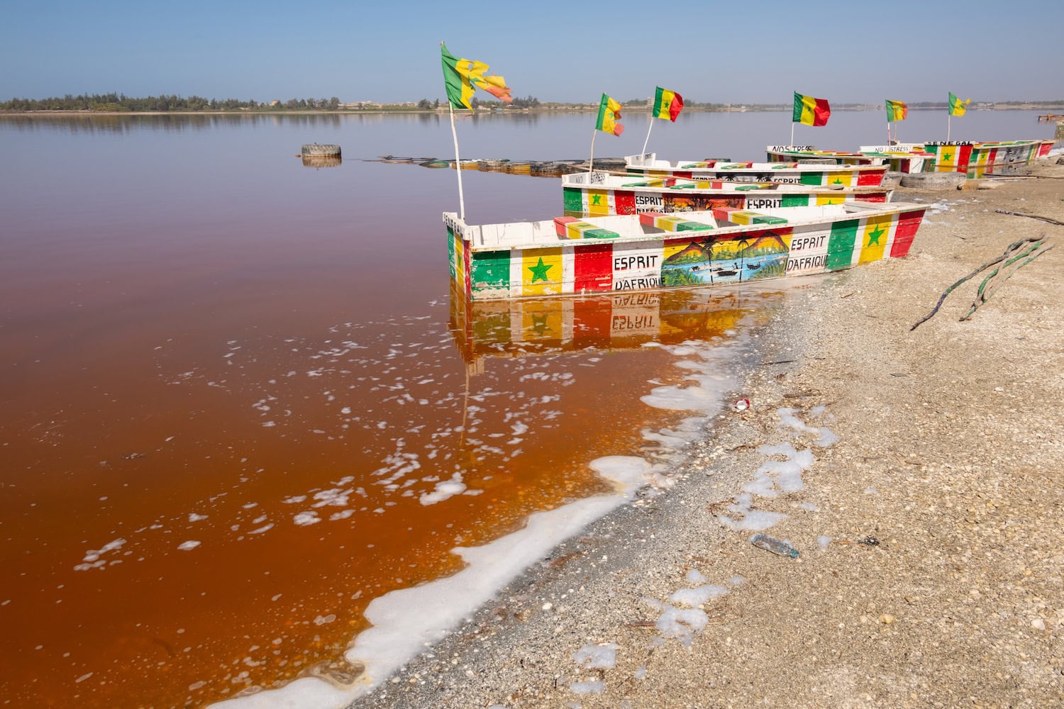 Boote am Lac Rose