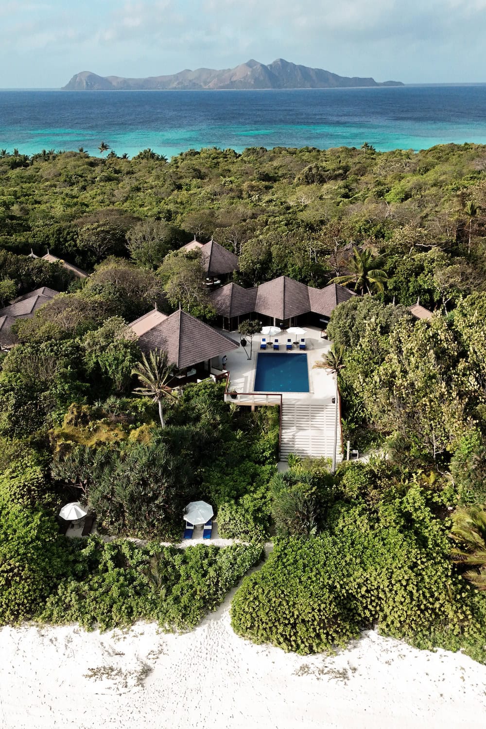 Neue Villa des Amanpulo Philippinen