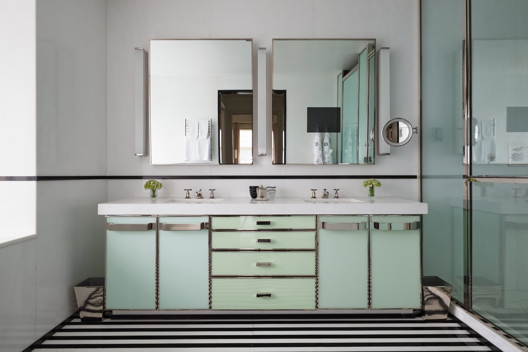 Badezimmer im Hotel The Mark in New York