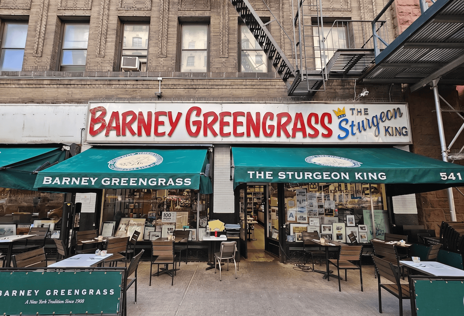 Barney Greengrass Front in New York City
