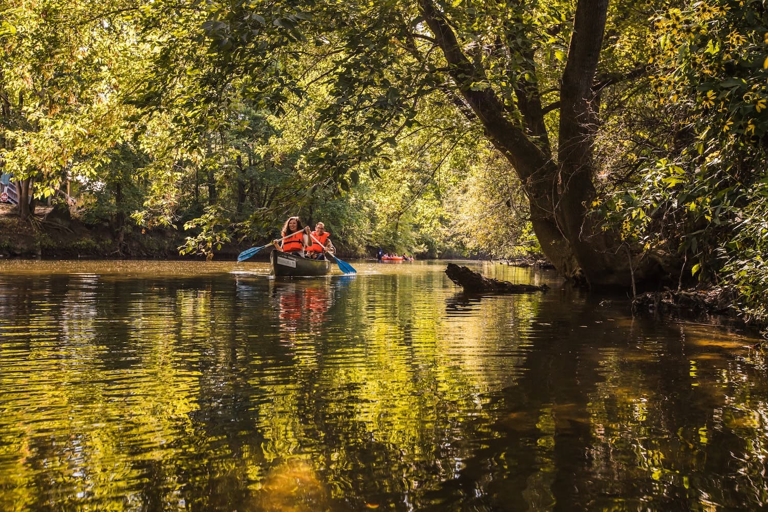 Kanu fahren auf dem Brandywine River